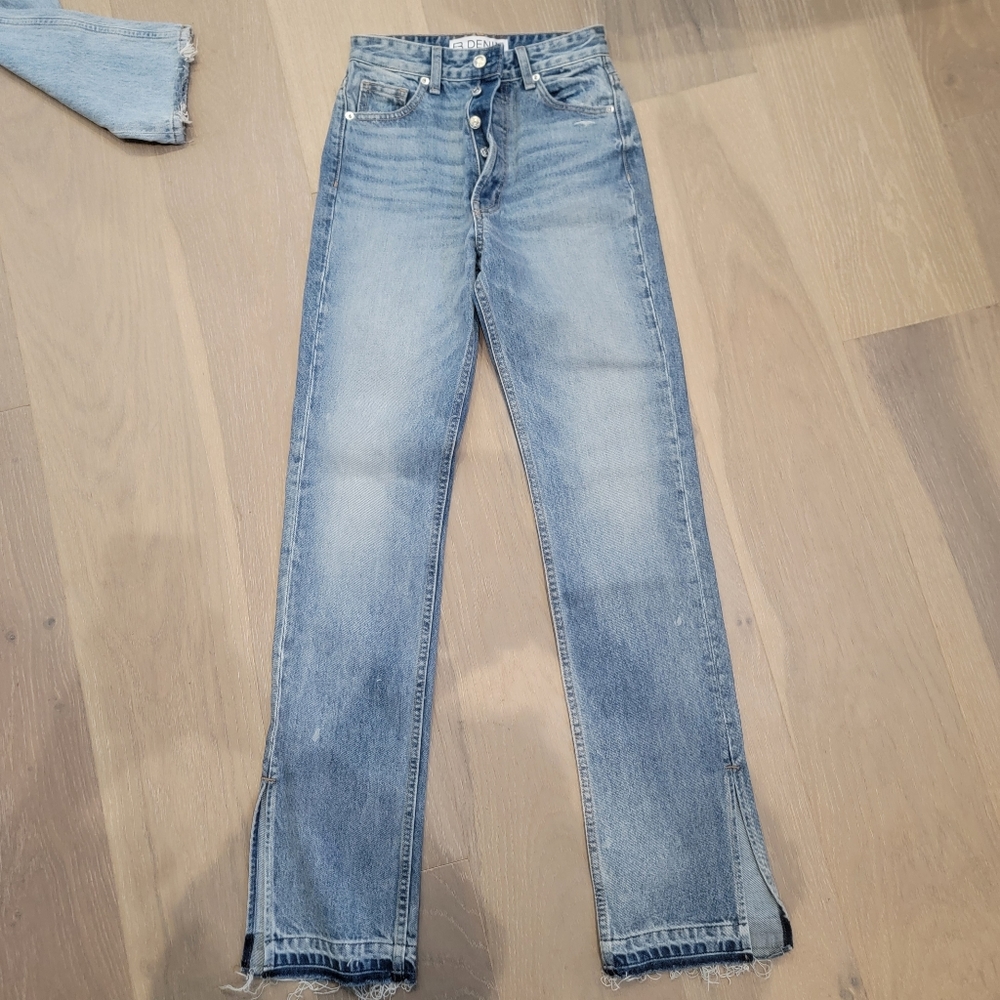 EB Denim jeans - 24 - slit at the bottom - NWOT